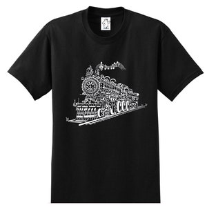 Train Song | Graphic Tee |Men&#39;s Shirts | Big and Tall Shirts | Men&#39;s Big and Tall Graphic T-Shirt