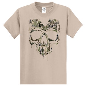 Camo Skull T Shirt -  UK