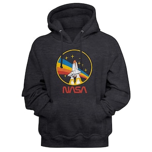 NASA STS 28 Patch | NASA Official Apparel | Men&#39;s Hooded Sweatshirt