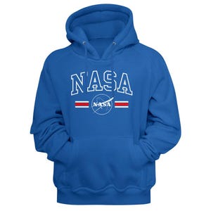 NASA Stripes | NASA Official Apparel | Men&#39;s Hooded Sweatshirt | Unisex Hoodie