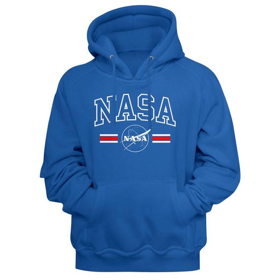 Nasa Apparel Red White And Blue Nasa Hoodie NASA 'MEATBALL LOGO