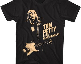 Tom Petty - Tom Petty & The Heartbreaker | Tom Petty Official Shirt | Men's Shirts | Big and Tall Shirts | Men's Big and Tall Graphic Shirt