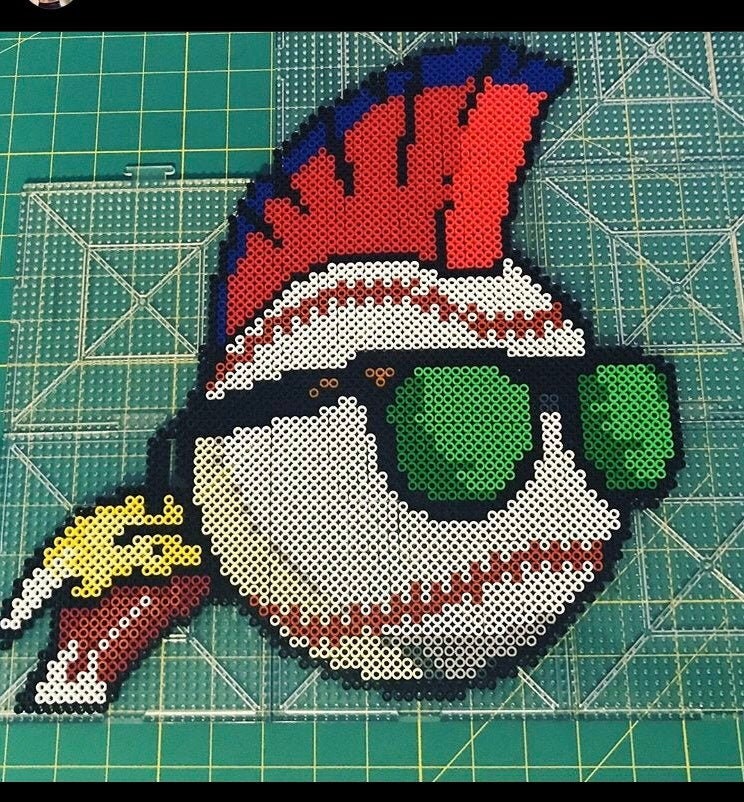 Major League Baseball Perler Art Etsy