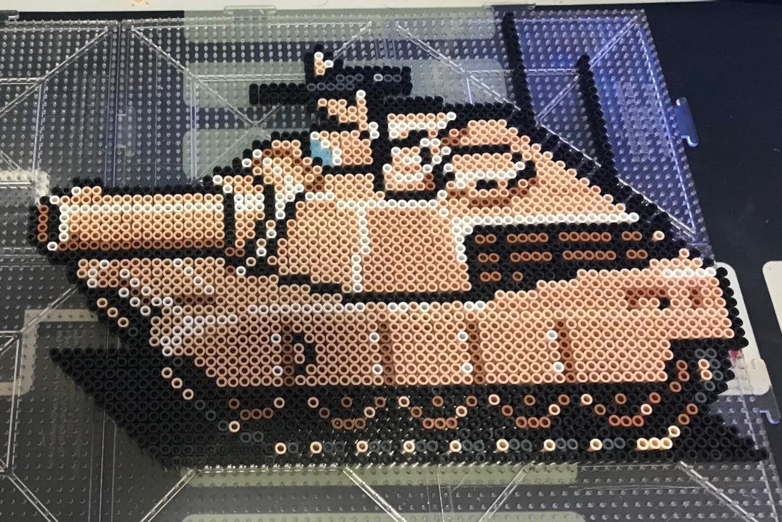 Perler Bead Art M1 Abrams Tank Etsy