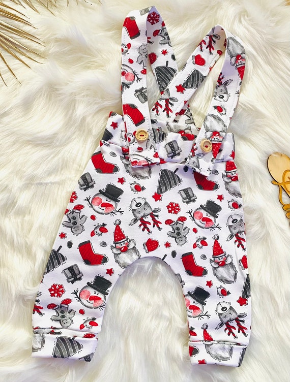 Buy Dungarees Christmas, Santa Claus, Gingerbread Man, Children's