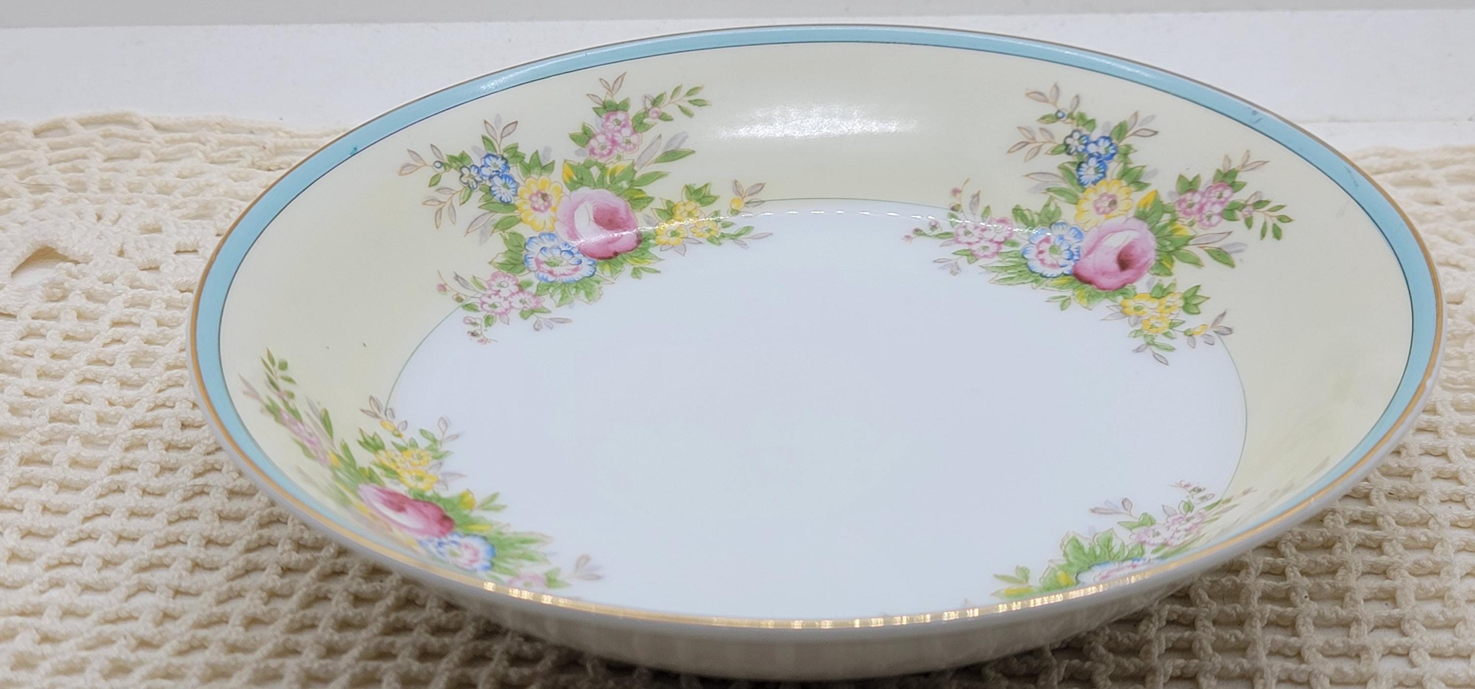 12個セット Celebrate Japanese Floral Coupe スープボウル、ホワイト