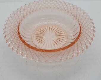 Diamond Pattern Depression Glass Etsy