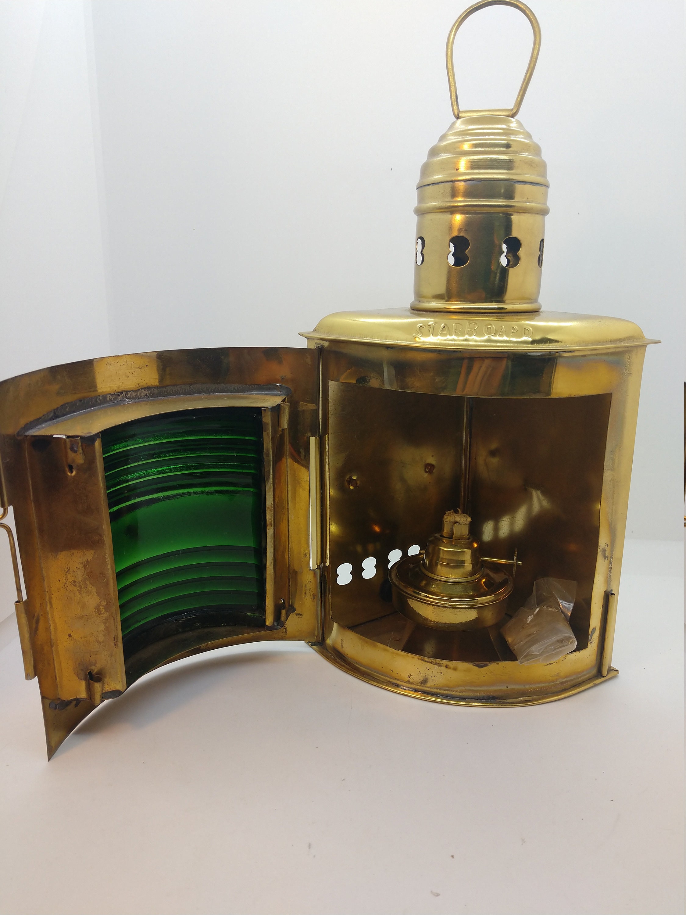 Nautical Brass Boat or Ship Oil Lamp Lantern for Starboard Etsy
