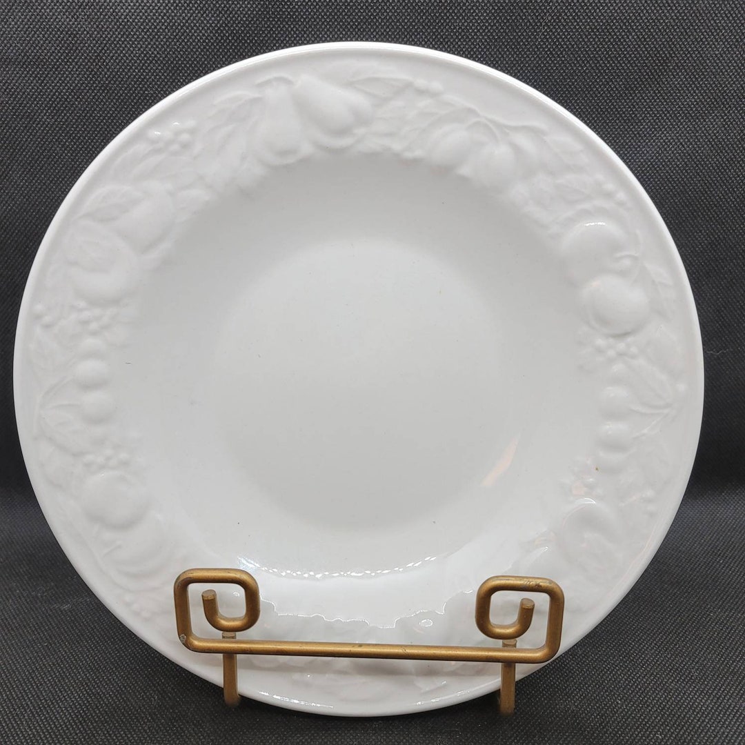 Three Fruit De Blanc Tabletops Unlimited White Soup or Salad Bowls, 9