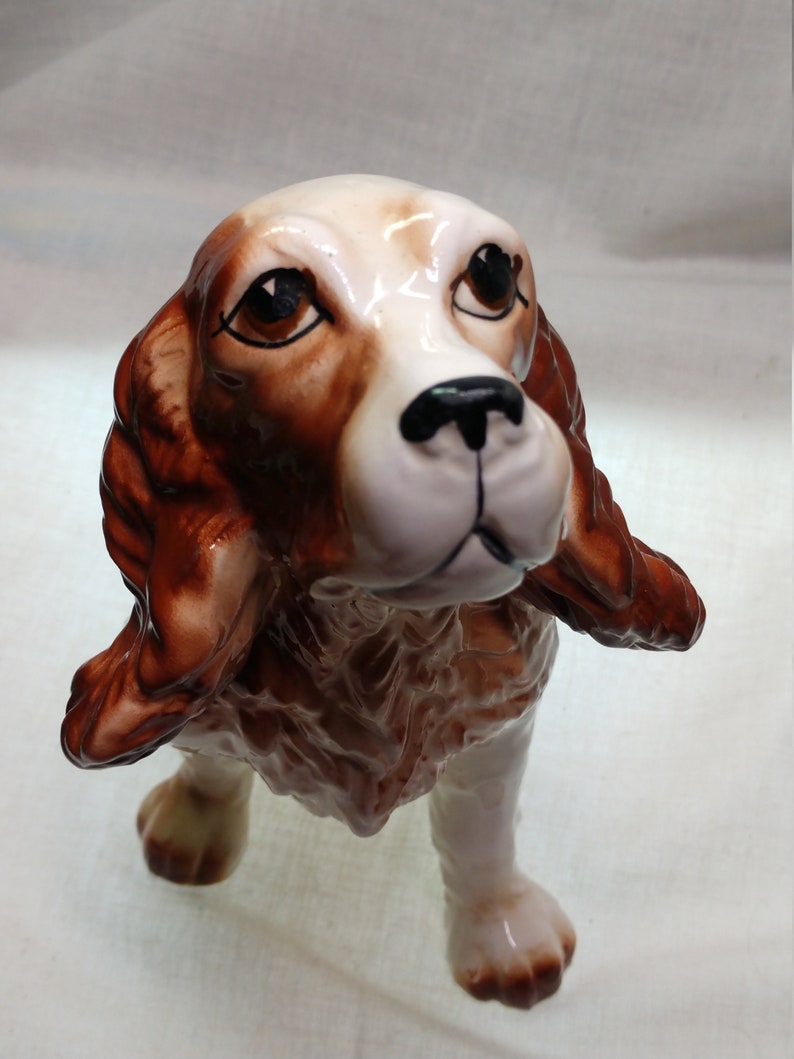 Vintage Springer Spaniel Ceramic Japanese Figurine 093 - Etsy