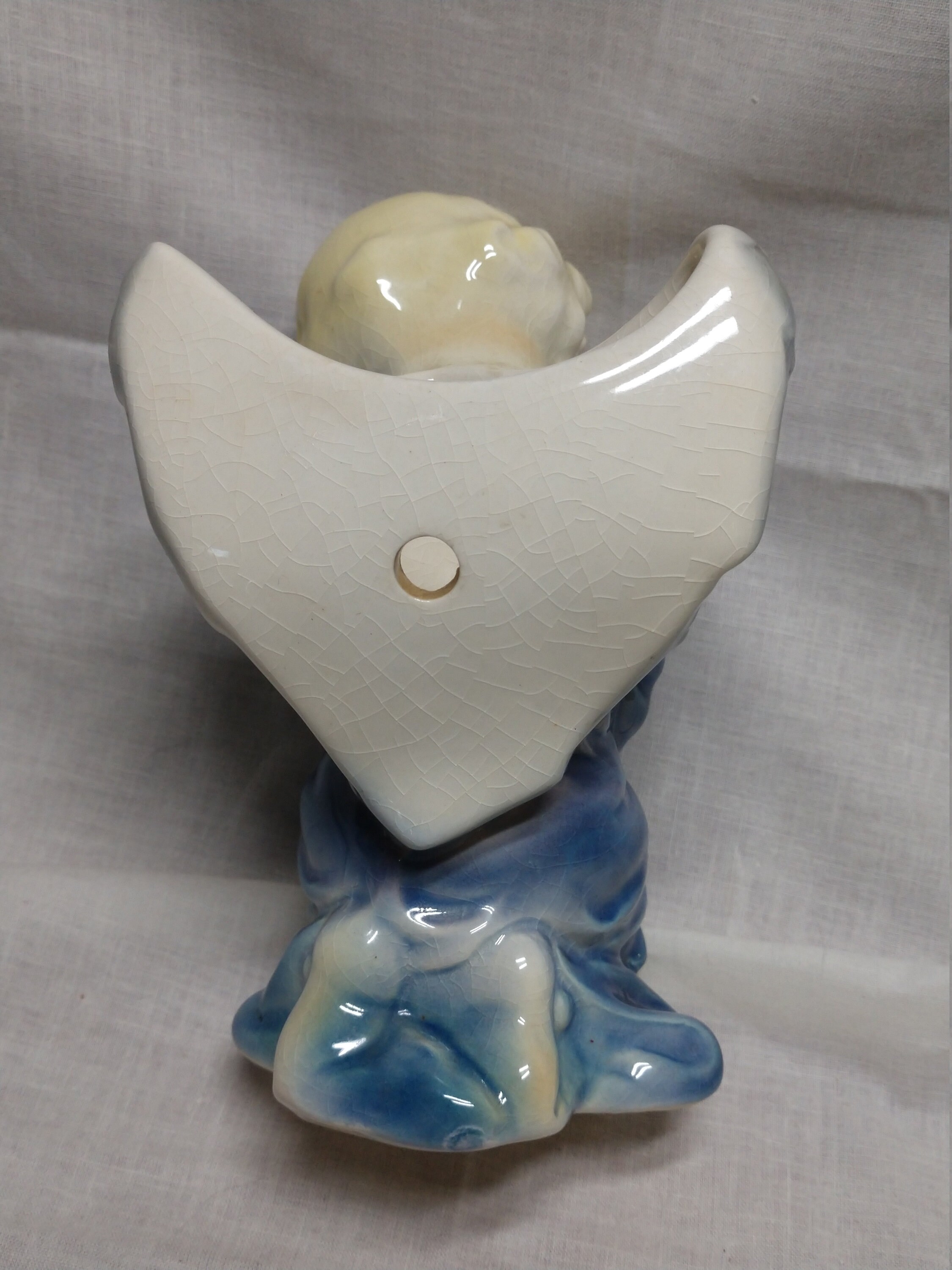 Vintage Royal Copley Angel Wall Pocket Planter Vase 294 Etsy