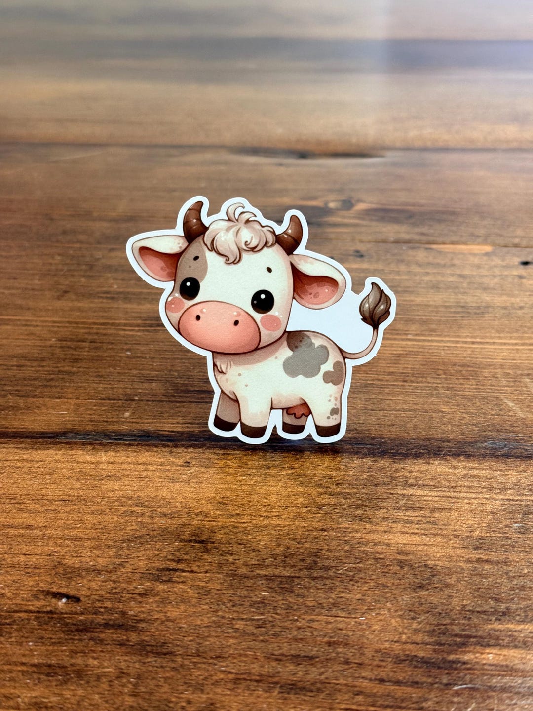 3 Inch Cow Sticker | Cute Cow Sticker | Vinyl Sticker | Waterproof ...