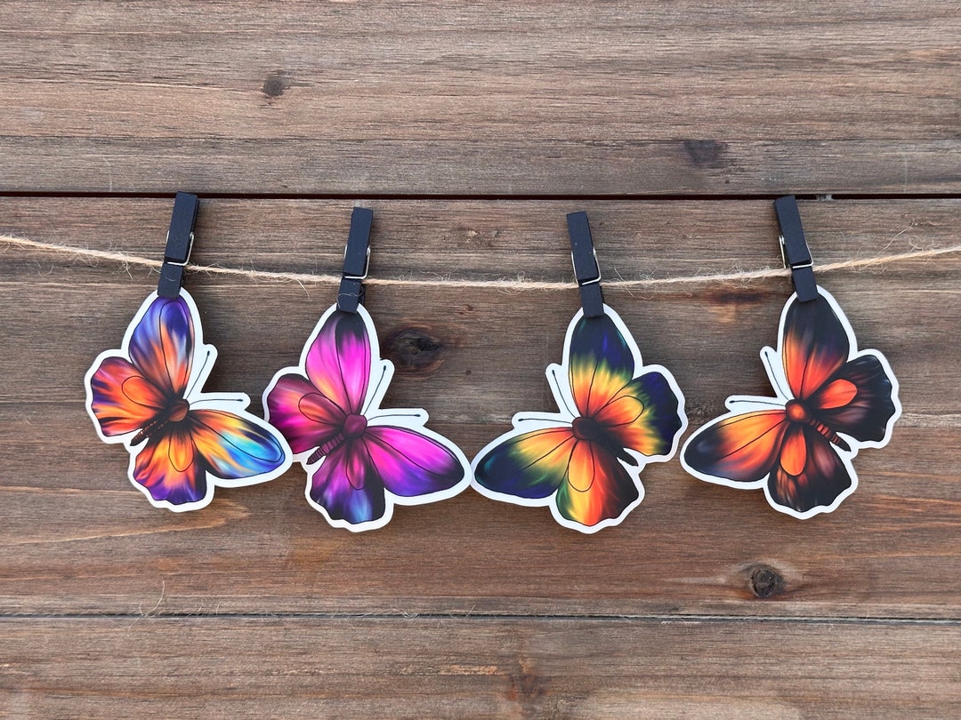 Butterfly Sticker Complete Collection | 4 Pack | 3 Inch Stickers - Etsy