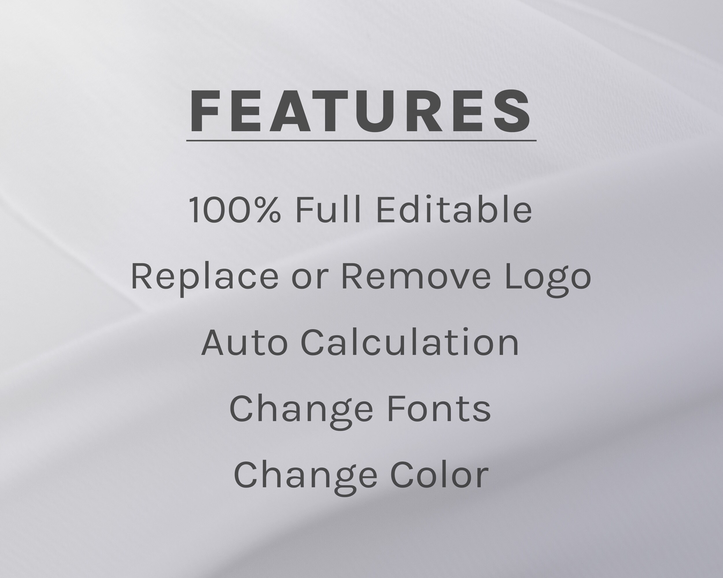 Professional Invoice Template | Editable Word & Excel Format ...