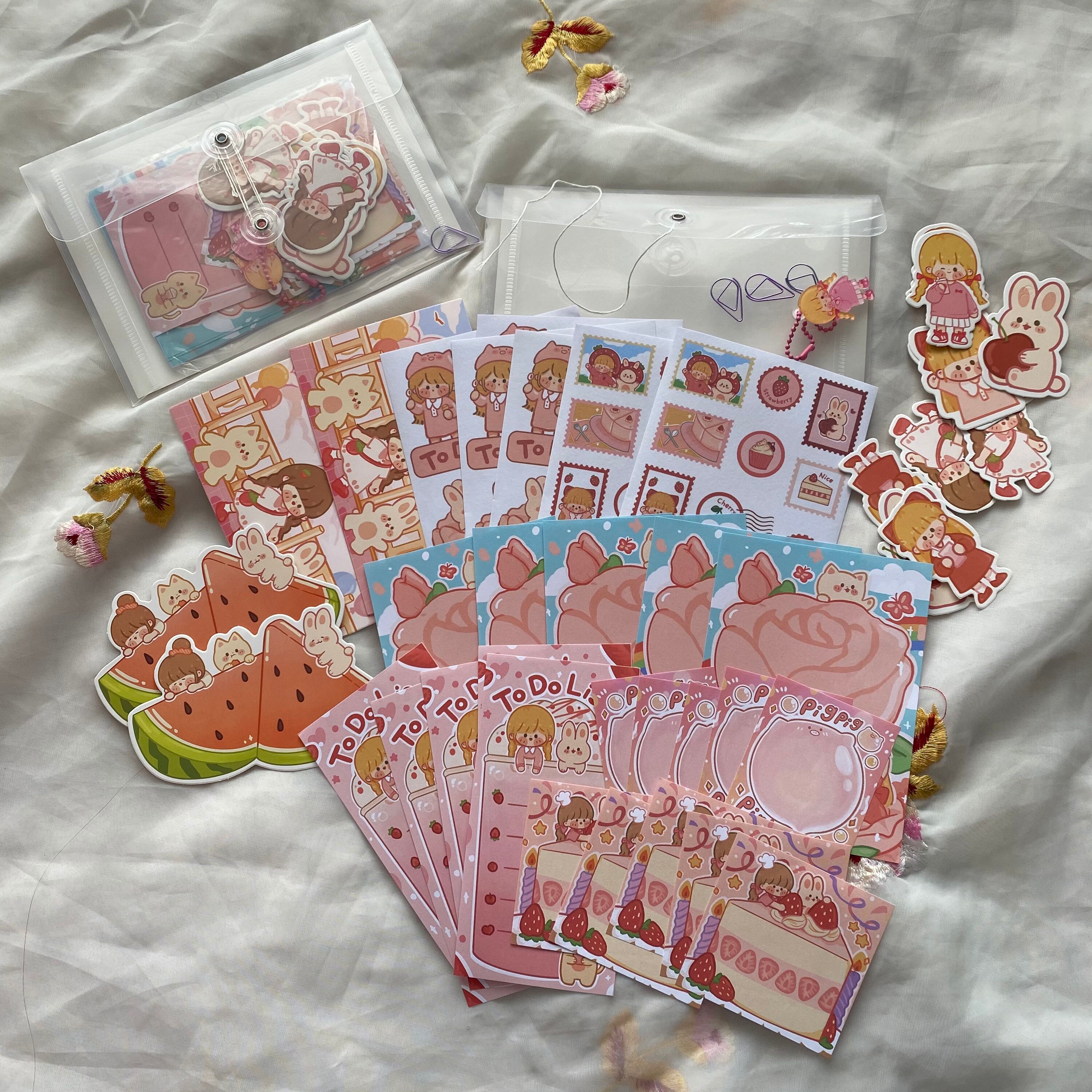 Kawaii stationery set Etsy