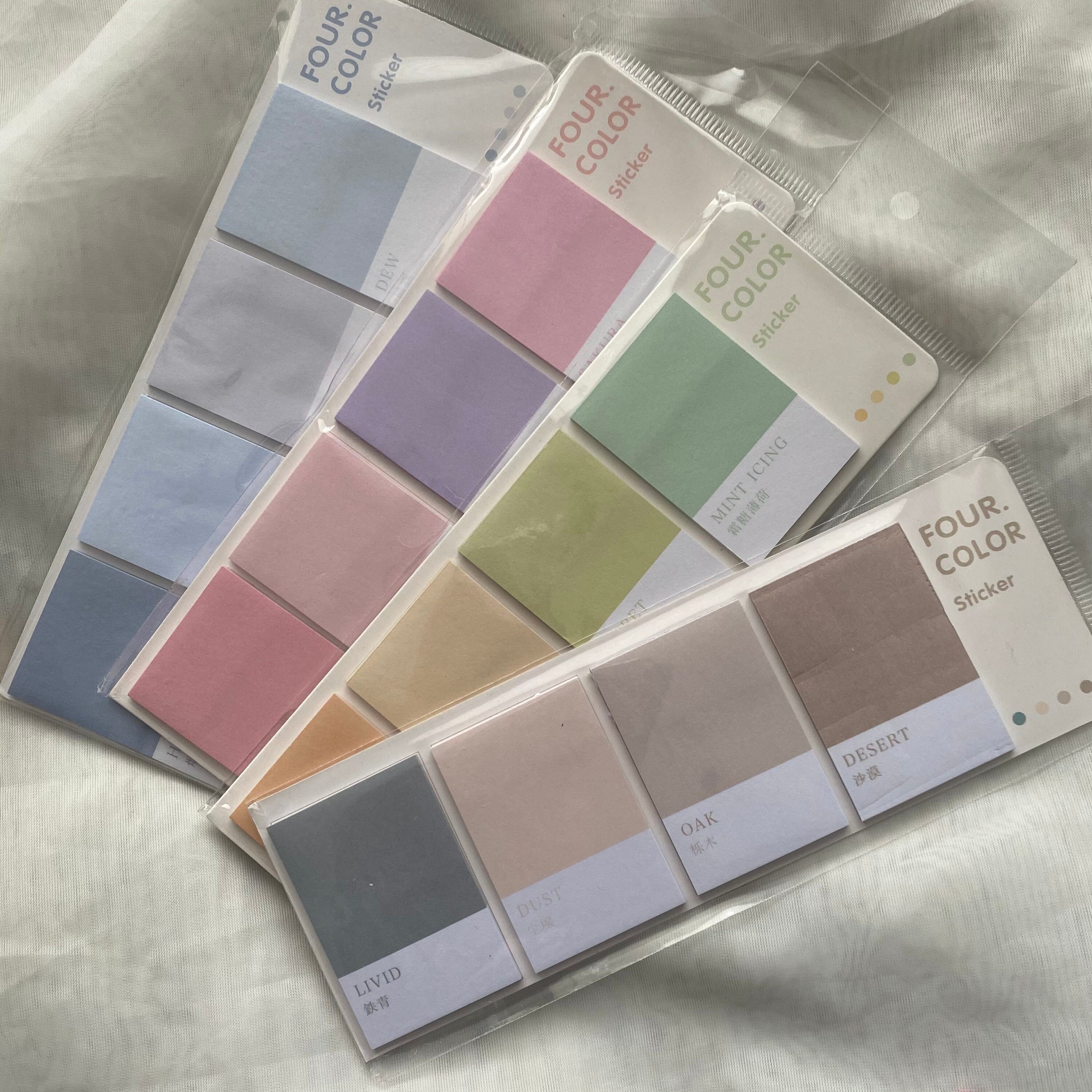 color note pad | bujo | stationery