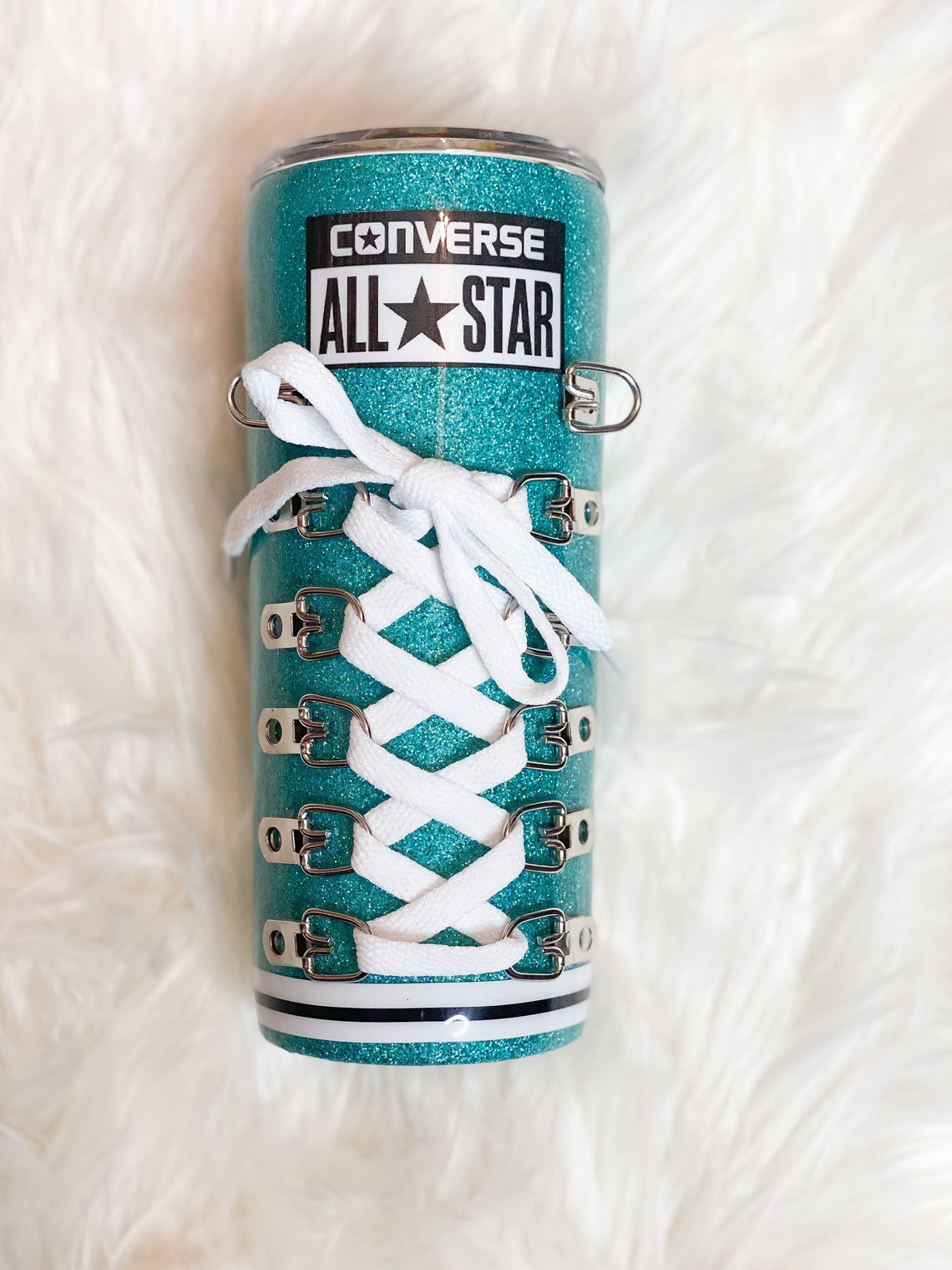 Custom Converse Glitter Tumbler | Etsy