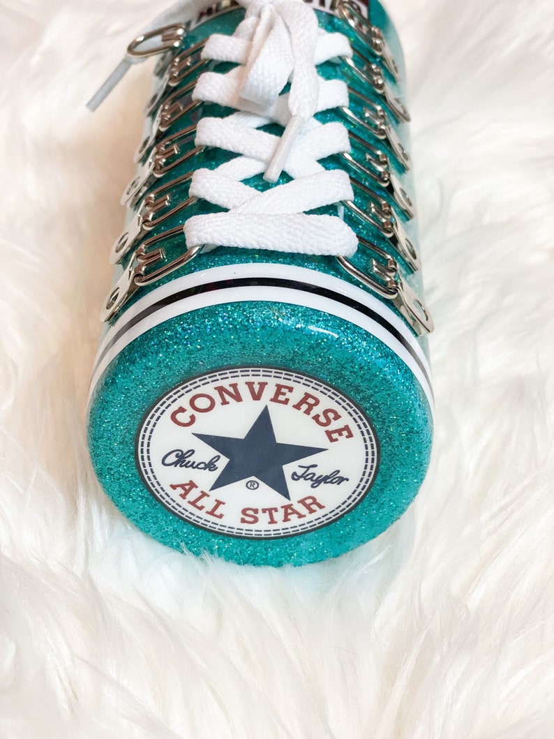 Custom Converse Glitter Tumbler | Etsy