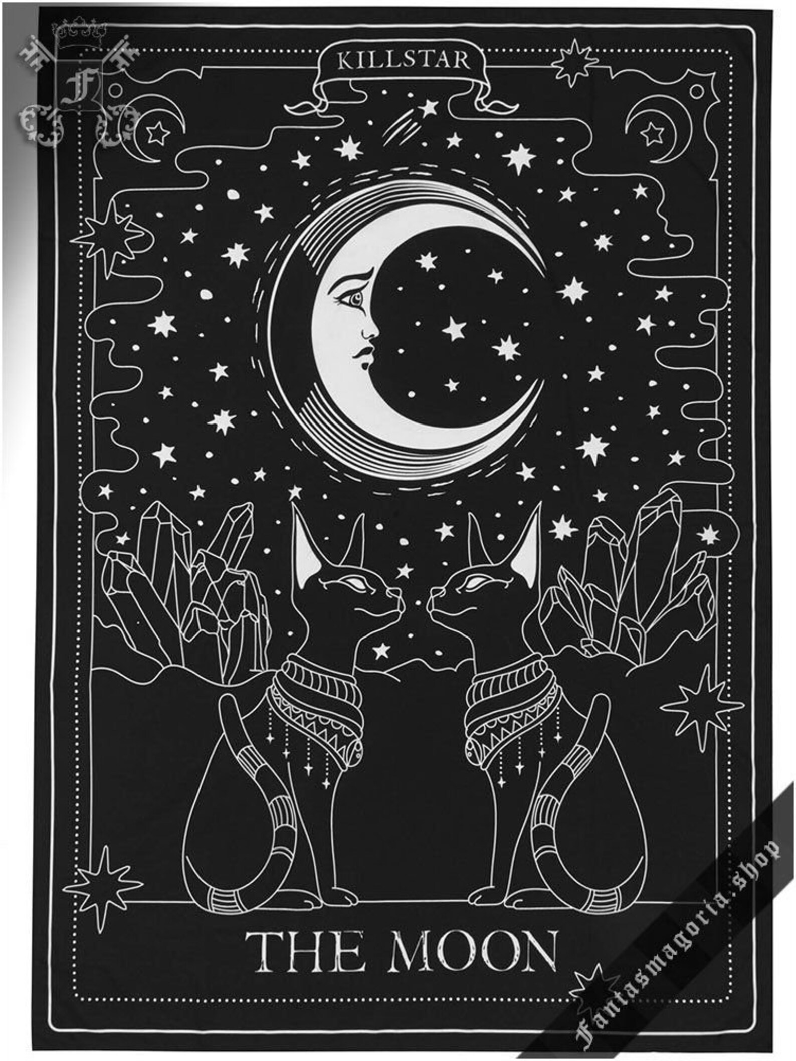 Affiche de carte de tarot de lune Etsy