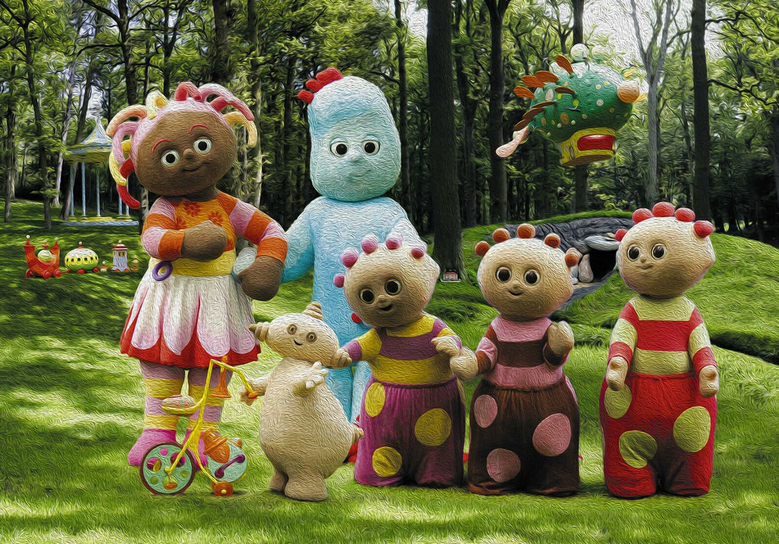 Im Nachtgarten Iggle Piggle Giant Poster | Etsy