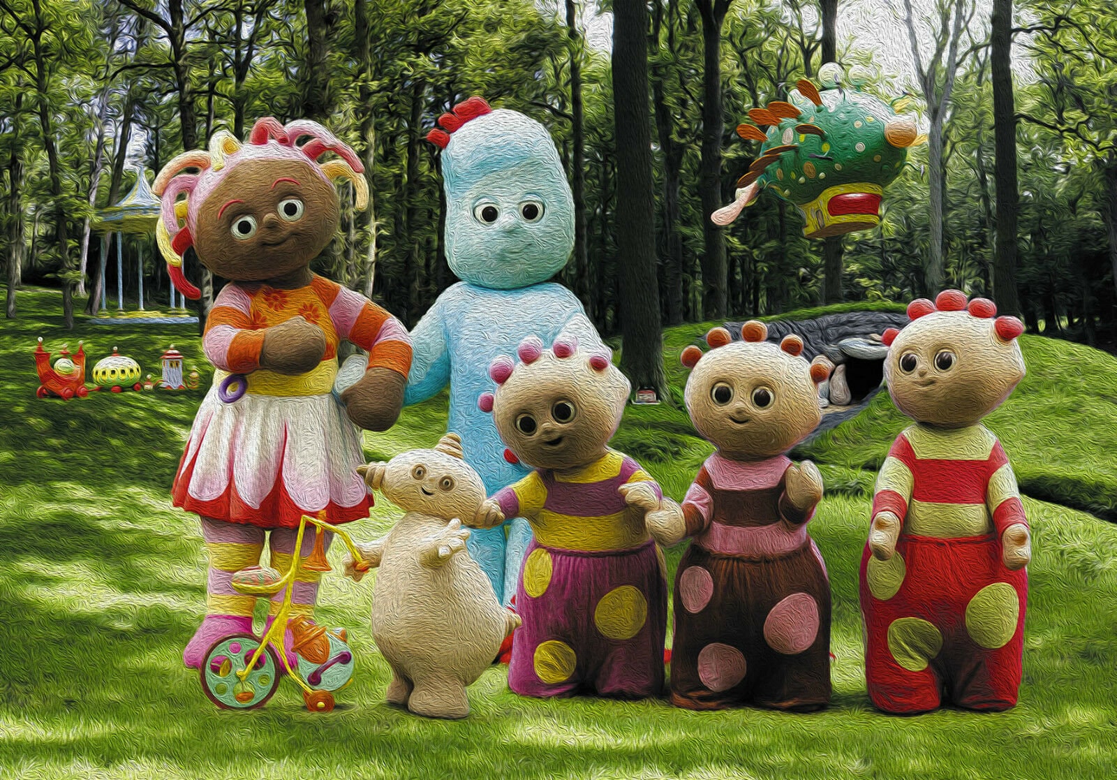 In The Night Garden Iggle Piggle Giant Poster | Etsy
