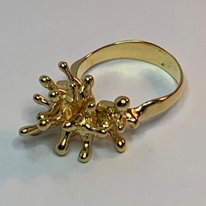 Magnificent Charles Jourdan mobile bubble ring size 52