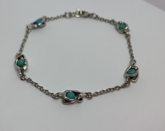 Bracelet à perles Silver Lockit, argent et cordon en polyester