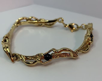 Superb muses and onyx bracelet from Charles Jourdan