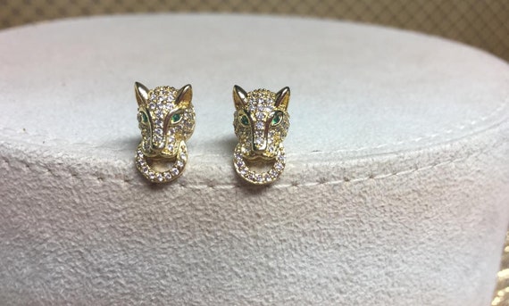 Panther earrings