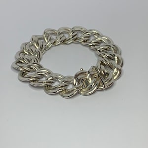 Superbe bracelet vintage en argent 925