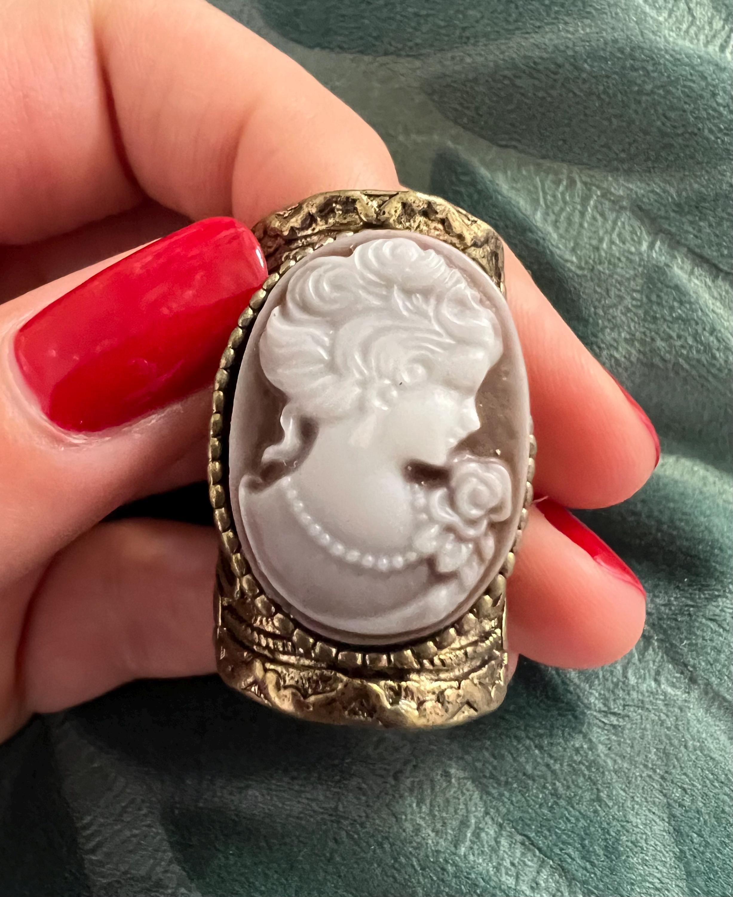 Bague Fantaisie Vintage Créateur - Taille 49 - Occasion En Bon état