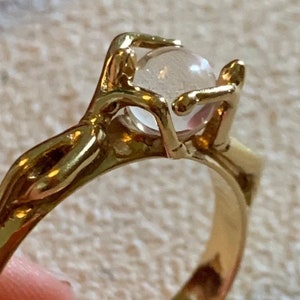 Very pretty Charles Jourdan character ring and crystal ball