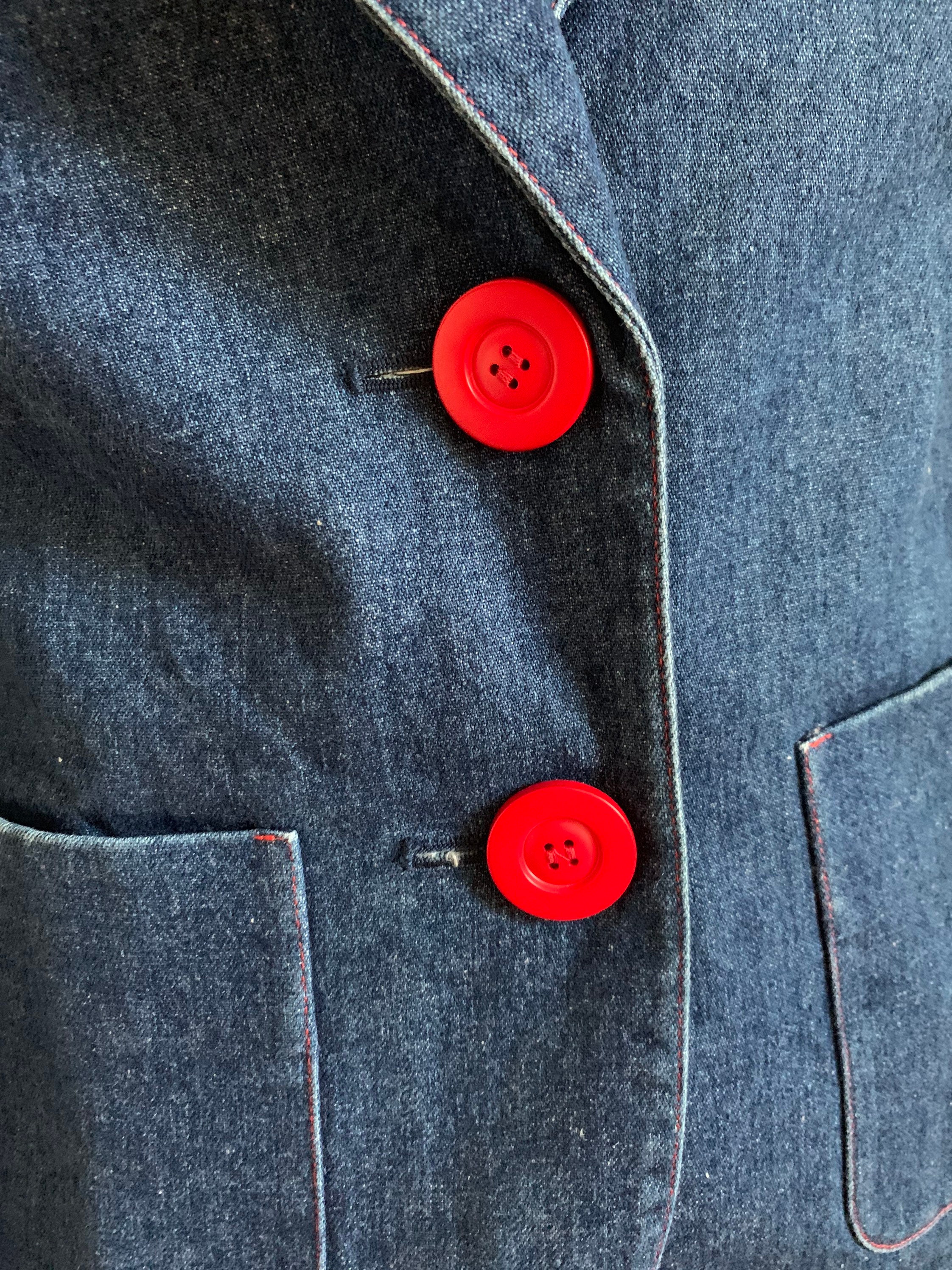 Vintage Yves Saint Laurent Denim Jacket 