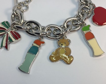 moschino charm bracelet