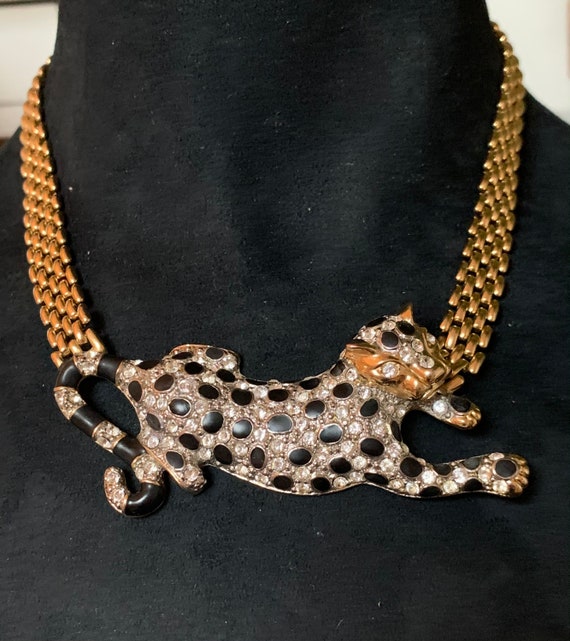 Stunning panther necklace