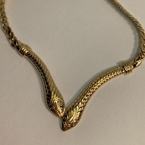 18 K Gold Snake Chain / Gold Choker / High Quality Flat Snake Chain / Gold  Necklace / 925 Sterling Silver / Gold Chain / Christmas Gift 