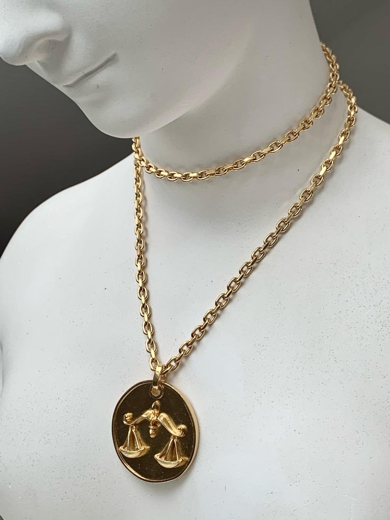 Very Original Gold Medallion Long Necklace - Etsy