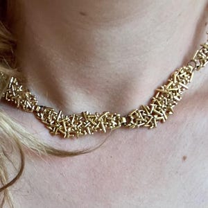 Superbe collier ras du cou vintage Charles Jourdan