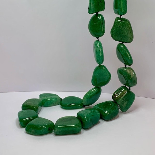 Fabuleux collier en cristal de serpentine