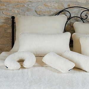 Wool Pillow Cushion Wool Merino Home Pillow Wool Sofa Bed Home Pillow Family Gift