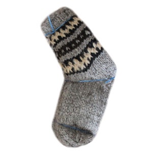 100% Wool Socks Handmade Knitted Thick Socks Sheep Merino Hand Knitted Socks Wool Fuzzy Warm Home Casual Thick Wool Socks Hand Knit