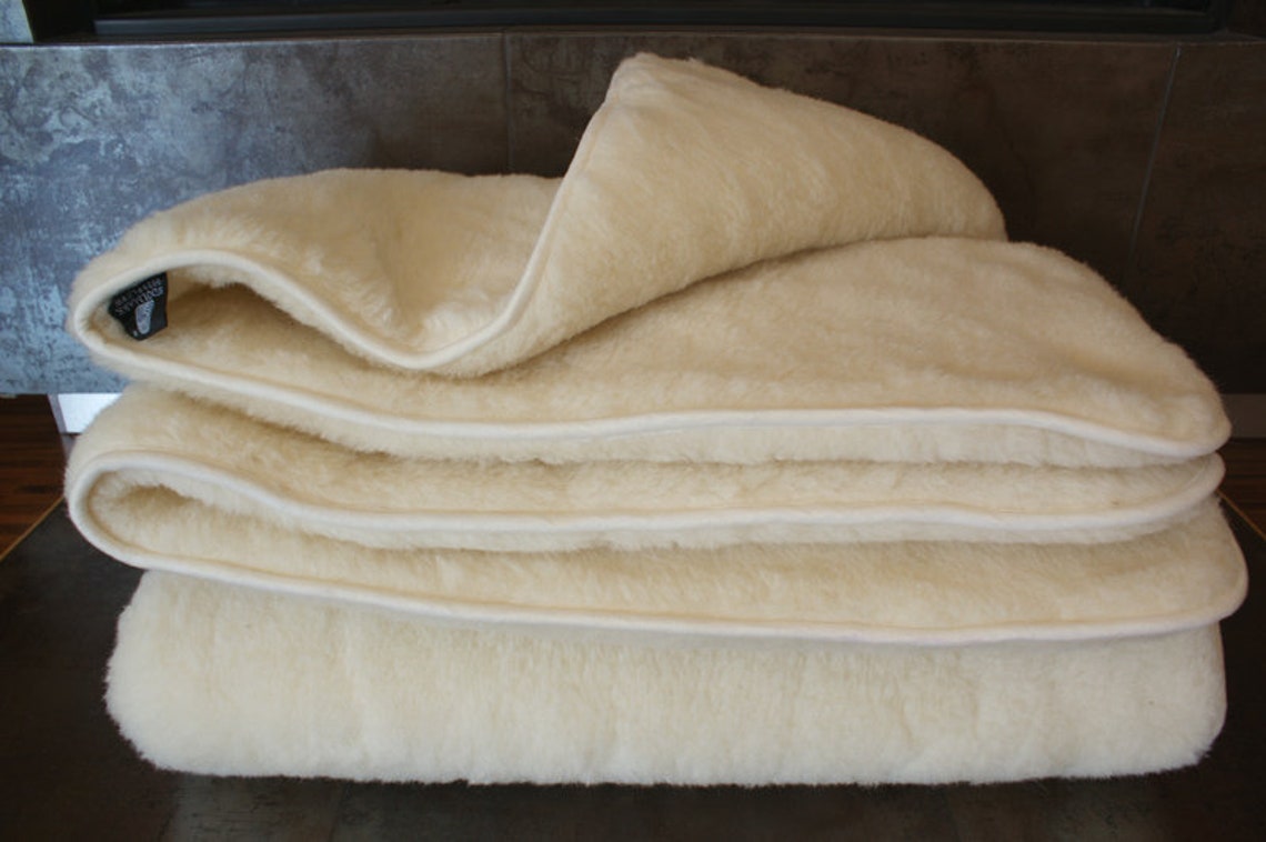 Australian Wool Blanket Premium Wool All Size Bed Double Layer Etsy