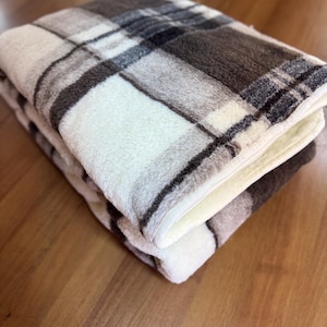 Couverture en laine, plusieurs couleurs, choix de motifs Jeté chaud double épaisseur Tailles US et EU Scotland