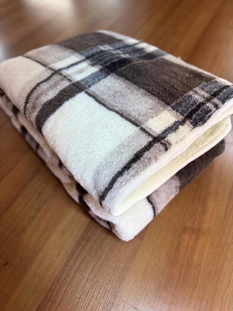 Couverture en laine, plusieurs couleurs, choix de motifs Jeté chaud double épaisseur Tailles US et EU Scotland