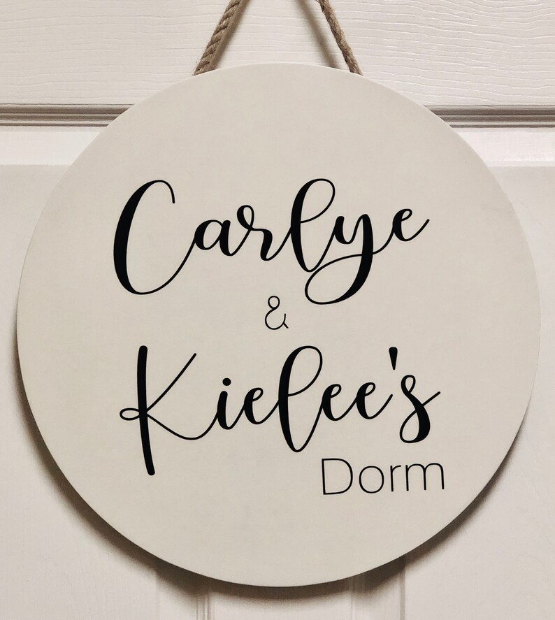 Dorm Room Door Sign/ Personalized Dorm Room Sign / College | Etsy