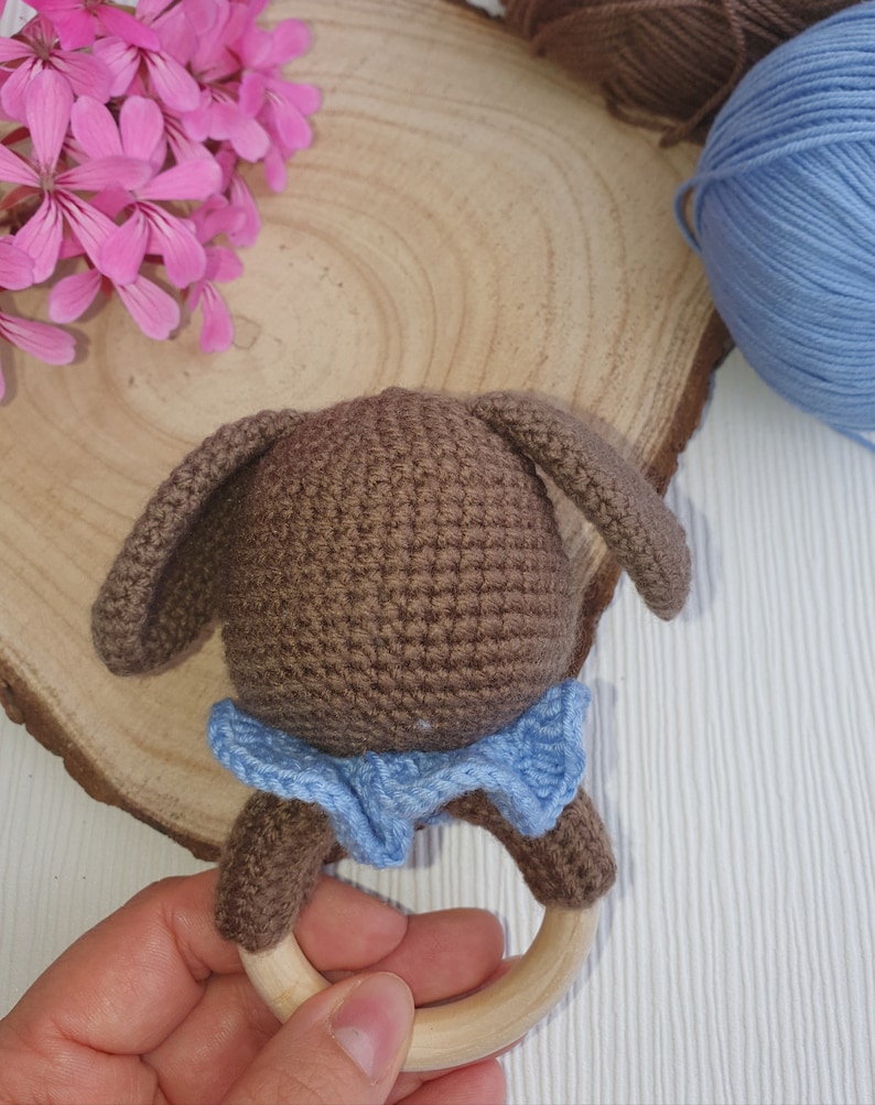 HundRassel für Babys/Rassel Welpen/ Baby Beißspielzeug/ / Etsy