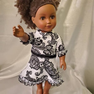 Fashionable 18 inch doll dress
