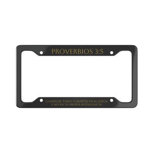 Black- PROBERVIOS  3 5  License Plate Frame Spanish