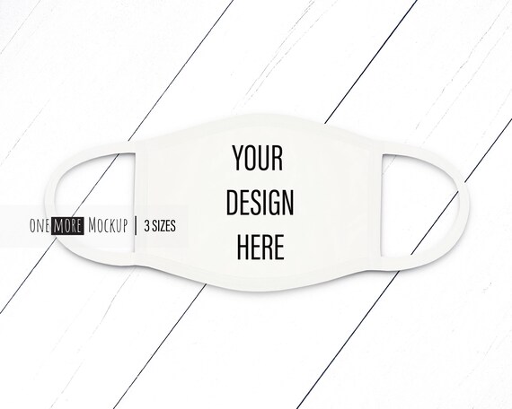 Download White Face Mask Mockup Face Mask Mock Up SVG Mockup Face | Etsy