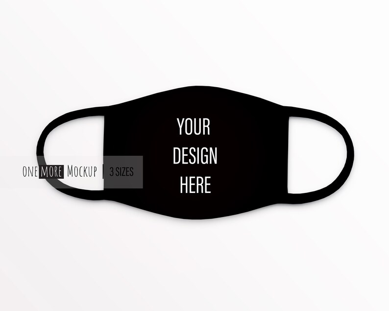 Download Black Face Mask Mockup / Black Face Mask Mock Up / / Face ...
